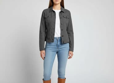 lidl kurtka jeansowa damska: Kurtka jeansowa damska, rozmiar L — 1