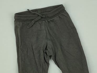 spodnie woskowane z wysokim stanem: Sweatpants, H&M, 6-9 months, condition - Very good — 1