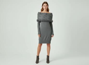 sukienki zimowe wyprzedaż: Sukienka damska, rozmiar XL — 1