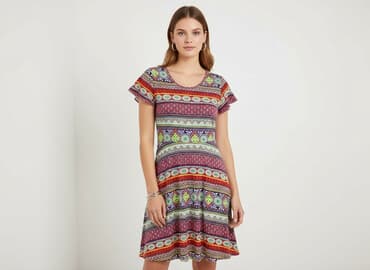 bonprix sukienki czerwone: Bpc bonprix collection, Sukienka damska, rozmiar S — 6