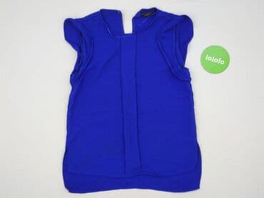 bluza niebieska h m: Zara, Bluzka damska, rozmiar S — 2