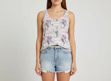 tanie letnie sukienki ciążowe: T-shirt damski, rozmiar S — 5