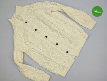 sweter w warkoczowy splot h m: Kardigan damski, rozmiar L — 2