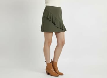 brązowa spódnica zara: Zara, Spódnica damska, rozmiar M — 6