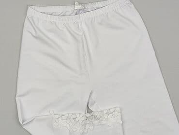 biale leginsy 128: Legginsy Krótkie damskie, rozmiar S — 1