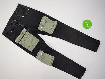 cargo jeans h: Fashion Jeans, Spodnie cargo damskie, rozmiar L — 2