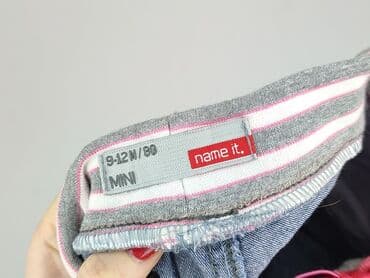 spodnie dresowe cropp: Spodnie jeansowe, Name it, 9-12 miesięcy, stan - Bardzo dobry — 4