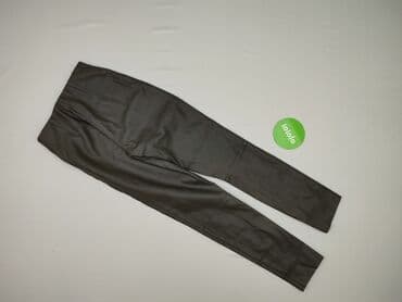 zara woskowane spodnie: H&M, Material trousers for women, size XS (EU 34) — 3