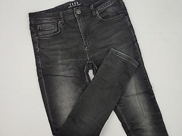 czarne converse na platformie: Jeansy damskie, rozmiar XS — 1