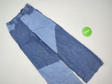 oversizowe bluzki: Spodnie jeansowe, H&M, 14 lat, 164, stan - Bardzo dobry — 2