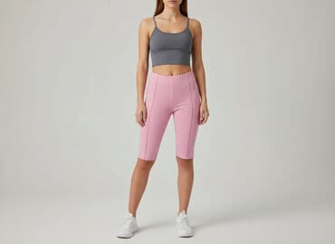 legginsy prążkowane stradivarius: Stradivarius, Legginsy Sportowe damskie, rozmiar M — 6