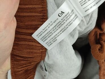 spodnie woskowane matowe: Material trousers, C&A, 8 years, 128, condition - Perfect — 5