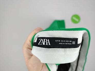 zebra: Zara, Spodnie materiałowe damskie, rozmiar S — 4