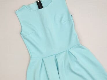 sukienki błękitna na wesele rękawek: Sukienka damska, rozmiar S — 1