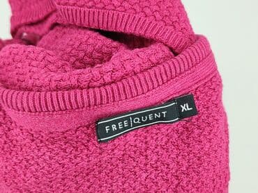 różowy sweter z gruszką: Freequent, Sweter damski, XL — 4
