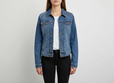 dsquared2 kurtka damska: Джинсова куртка жіноча, розмір L — 1