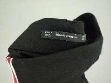 czarne legginsy prążkowane: Zara, Legginsy Sportowe damskie, rozmiar S — 4