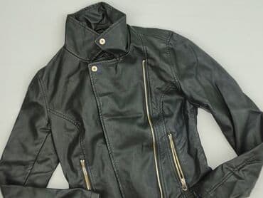 Sinsay, Women`s leather jacket, size XS (EU 34)