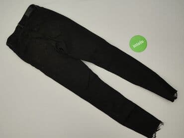 czarne jeansy bershka: Jeansy damskie, rozmiar XS — 3