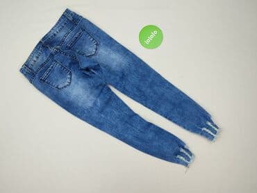 metalowe guziki do dżinsów: Jeansy damskie, rozmiar S — 3