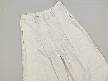 szerokie jasne spodnie: Spodnie materiałowe damskie, rozmiar S — 1