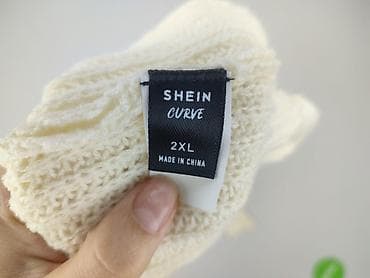 sweter w serca h: Shein Curve, Sweter damski, rozmiar 2XL — 4