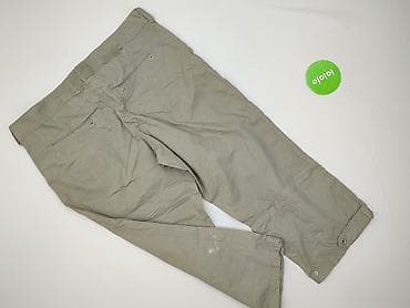 brązowe cargo: Spodnie 3/4 damskie, rozmiar 3XL — 3