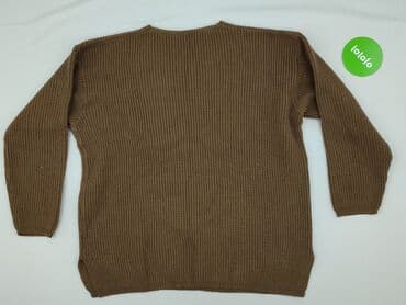 sweter w paski z serduszkiem: Caprice, Sweter damski, 2XL — 3