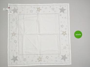 lampy: Obrus 80 x 80, kolor - Biały, stan - Bardzo dobry — 3