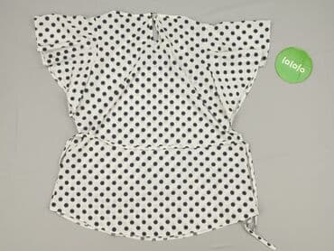 biale bluzki z bufiastymi rekawami: Bluzka damska, rozmiar L — 3