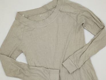 bluzki basic z dekoltem v: Basic, Women`s sweatshirt, size S (EU 36) — 1