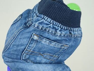 baggiest jeans: Spodnie jeansowe, 6-9 miesięcy, stan - Bardzo dobry — 4