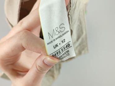 krótkie chinosy damskie: M&S Collection, Spodnie materiałowe damskie, rozmiar M — 7