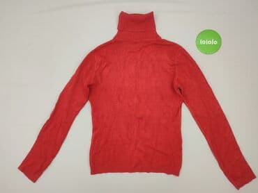 piękne czerwone sukienki na wesele: Golf damski, rozmiar S — 3