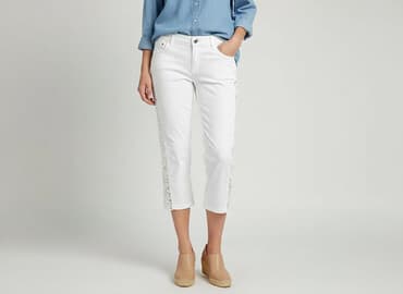 lagattini spodnie wyprzedaż: Spodnie materiałowe damskie, rozmiar S — 7