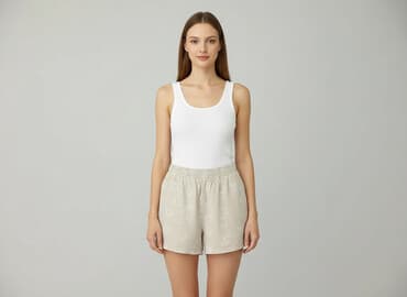 ubrania z jamnikiem: Szorty damskie, rozmiar S — 5