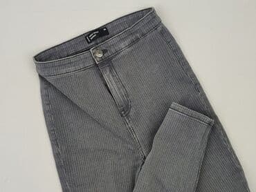 woskowane jeansy z wysokim stanem: Sinsay, Jeansy damskie, rozmiar S — 1