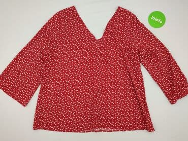bluzki w czerwone róże: Women's blouse, size 2XL (EU 44) — 3