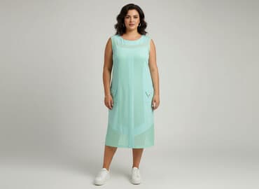 sukienka na wesele miętowa: Sukienka damska, rozmiar 2XL — 6