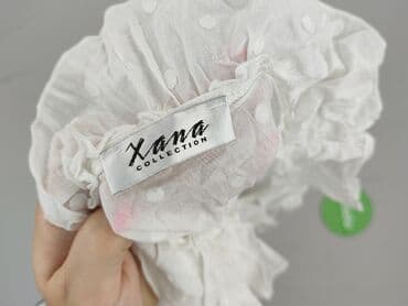 biale bluzki z kolnierzykiem: Xana, Bluzka damska, rozmiar M — 4