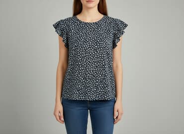 sukienki maxi na wesele niebieska: Bonprix, Bluzka damska, rozmiar L — 6