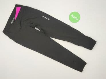 legginsy z wysokim stanem czarne: Legginsy Sportowe damskie, M — 3