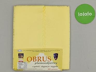 Dekoracje do domu: Obrus 180 x 140, kolor - Żółty, stan - Idealny — 3