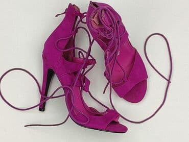 sinsay klapki na obcasie: Sandały damskie, rozmiar 38 — 1