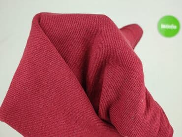 czerwona bluzki z dekoltem v: T-shirt damski, rozmiar S — 5