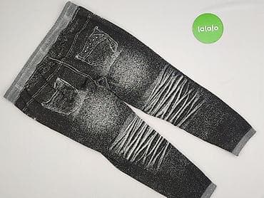 leopard jeans: Legginsy Eleganckie damskie, rozmiar L — 3