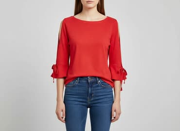 czerwona kurtka damska reserved: Reserved, Bluzka damska, rozmiar S — 6