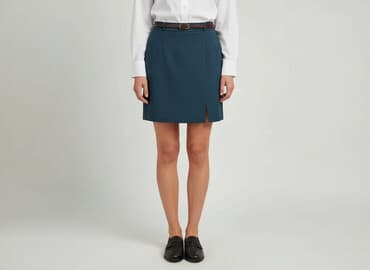 granatowa spódnice mini: Spódnica damska, rozmiar M — 1