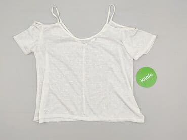 biala bluzka na jedno ramie: Bluzka damska, rozmiar XL — 3