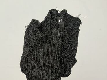 czarne t shirty damskie w serek: Top damski, rozmiar XS — 6